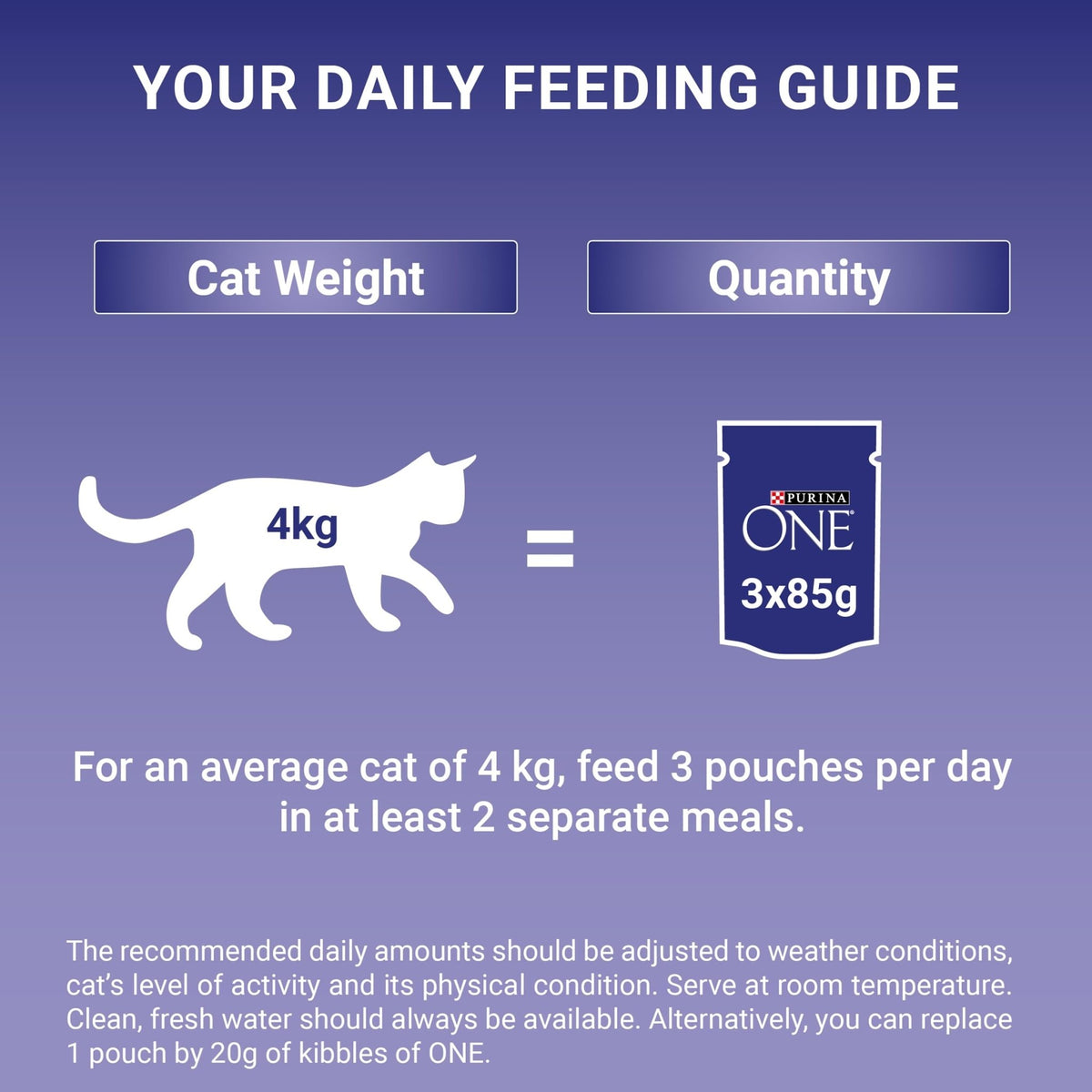 PURINA ONE Adult Cat Food Mini Fillets in Gravy 40 x 85g - Sayby’s