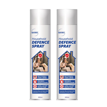 Quebec Household Flea Spray for the Home – Powerful Flea & Pest Control for Home, Effective Against Fleas, Ticks, Bed Bugs, Ants & Insects Long-Lasting Safe for Indoor Use Easy Application – 500ML (1) - Sayby’s