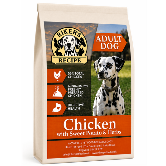 Riker’s Recipe Chicken & Sweet Potato Dog Food (12kg)