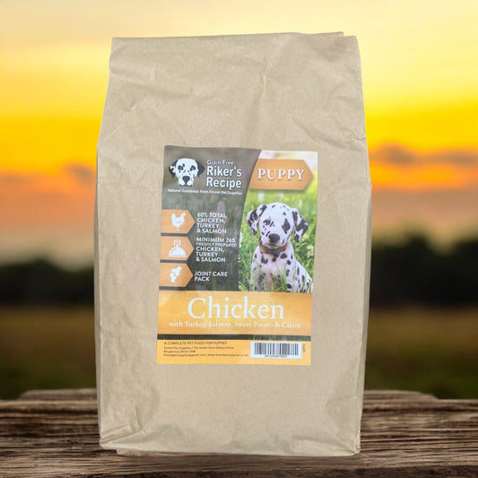 Riker's Recipe Chicken with Turkey, Salmon and Sweet potato with Carrot (Puppy) 2kg - Sayby’s
