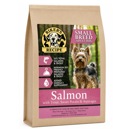 Riker’s Recipe Salmon & Trout Dog Food (2kg)
