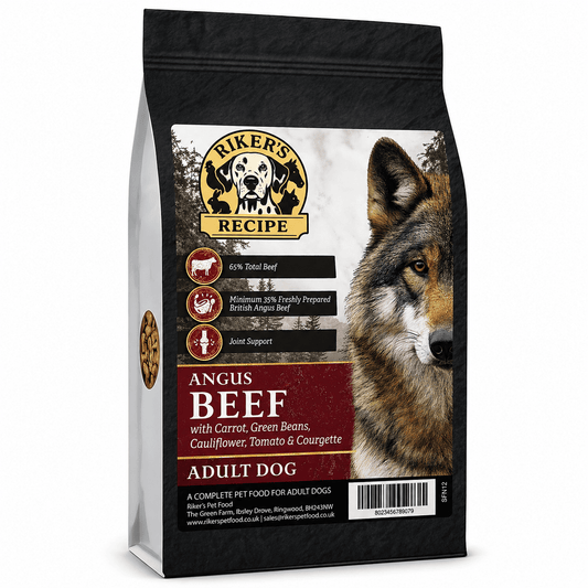 Riker’s Recipe Superfood 65 Grain Free Dog Food – Angus Beef 12kg - Sayby’s