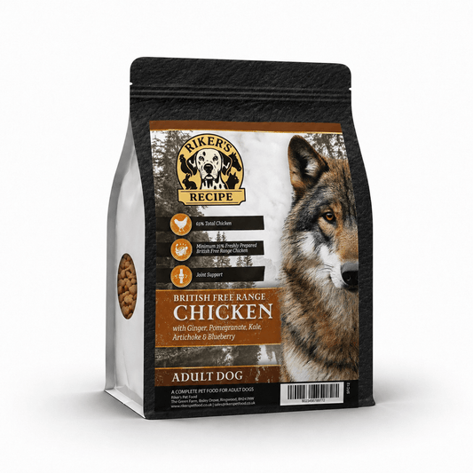 Riker’s Recipe Superfood 65 Grain Free Dog Food – British Free Range Chicken 2kg - Sayby’s