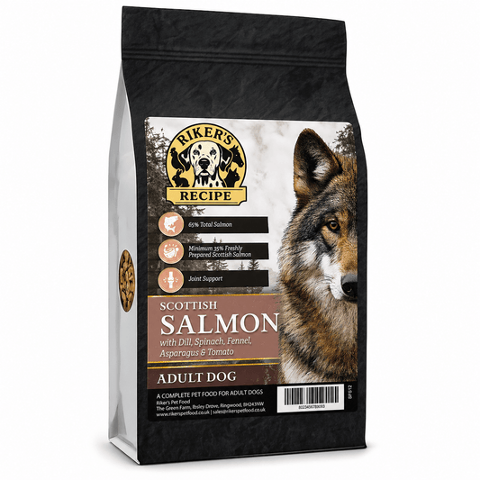 Riker’s Recipe Superfood 65 Grain Free Dog Food – Scottish Salmon 12kg - Sayby’s