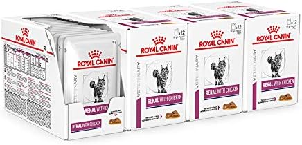 ROYAL CANIN Renal Veterinary Health Nutrition Cat Food Wet Chicken 48 x 85g pouches - Sayby’s