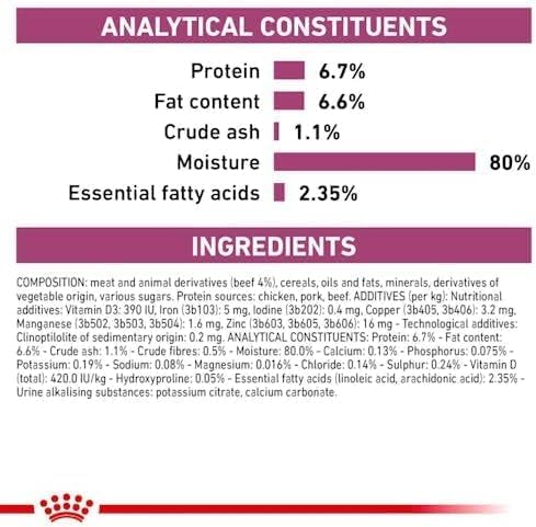 ROYAL CANIN Renal Veterinary Health Nutrition Cat Food Wet Chicken 48 x 85g pouches - Sayby’s