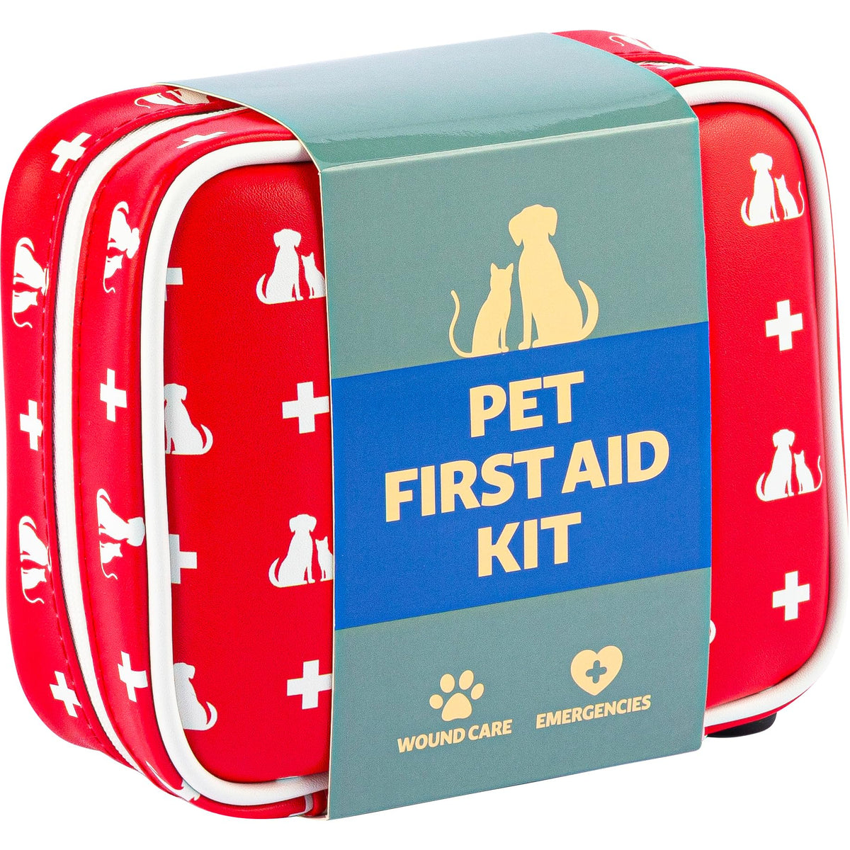 Safety First Aid Group Pet First Aid Kit - Suitable for Dogs, Cats and Other Small Animals - Sayby’s