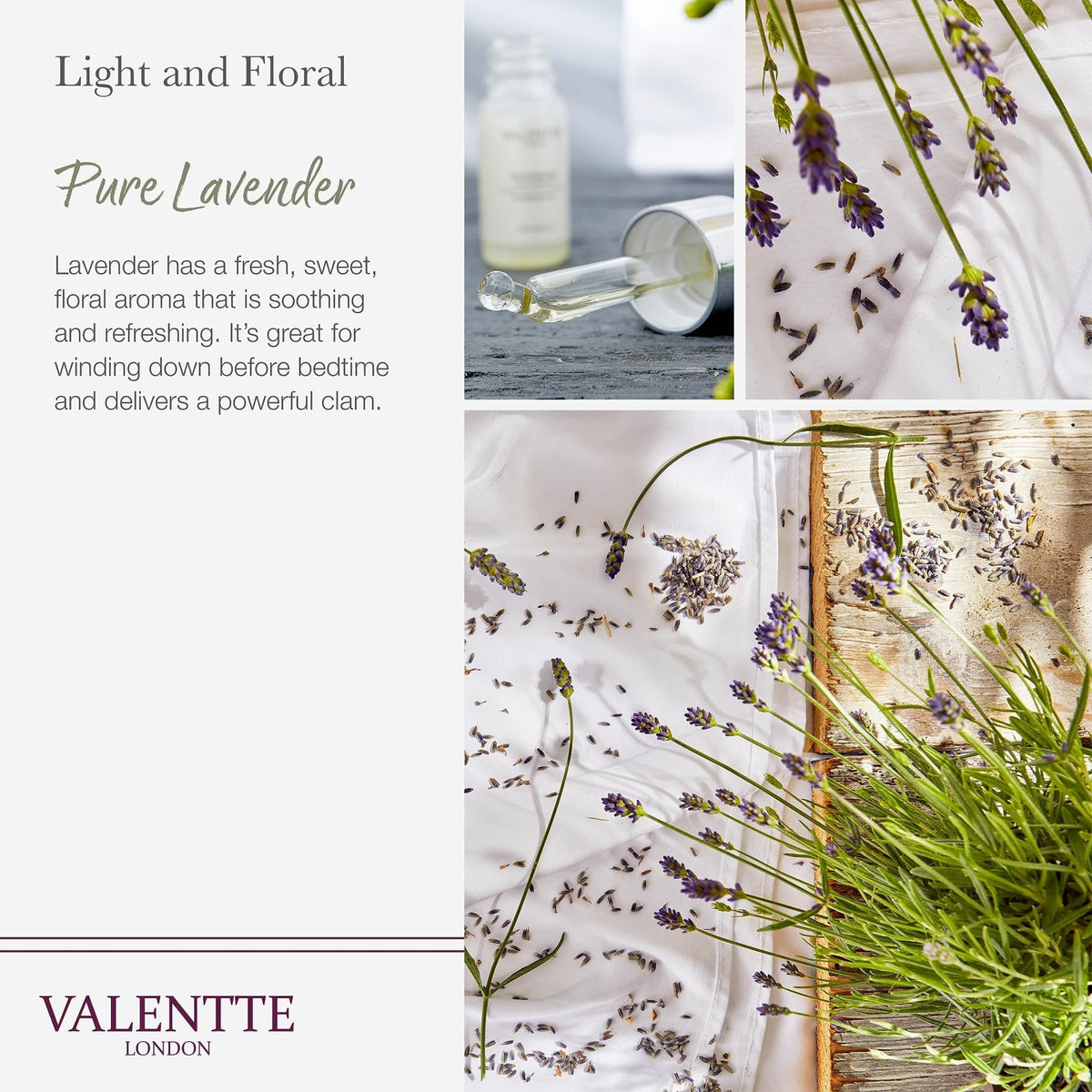 Scented Gift Box with Candle, Reed Diffuser, and Room Mist, Aromatherapy Essential Oils, Long Lasting Fragrance, Made in the UK (Lemongrass and Rosemary) (150g, 100ml, 30ml) - Valentte - Sayby’s