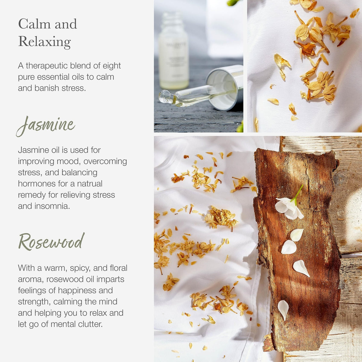 Scented Gift Box with Candle, Reed Diffuser, and Room Mist, Aromatherapy Essential Oils, Long Lasting Fragrance, Made in the UK (Lemongrass and Rosemary) (150g, 100ml, 30ml) - Valentte - Sayby’s