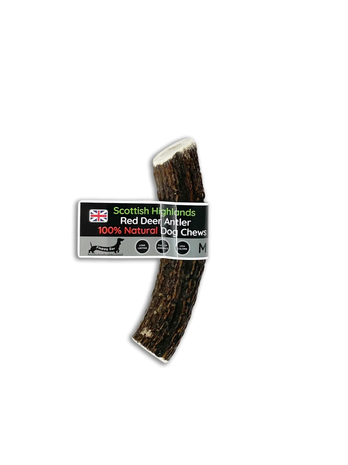 Scottish Deer Antler Dog Chews - Naturally Shed, Long Lasting, 100% Natural… (Deer Antler Chew Medium 90-130g) - Sayby’s
