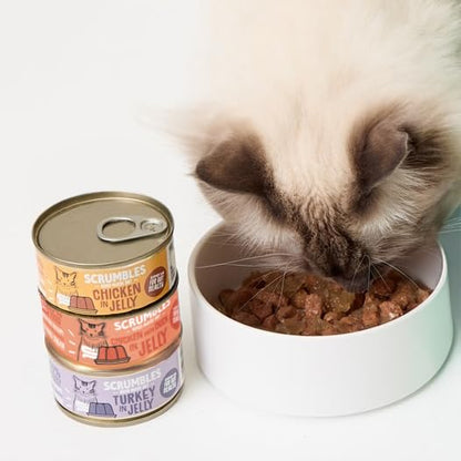 Scrumbles Wet Cat Jelly Meat Selection 6 x 80g - Sayby’s