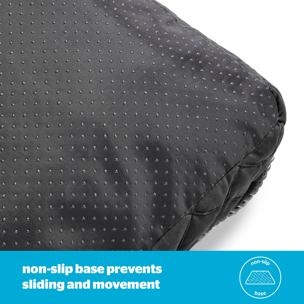 Silentnight Airmax Dog Bed – Medium Dog Pet Bed with Removable and Reversible Cushion, Mesh Sides to Prevent Overheating and Non-Slip Base – Easy Clean Machine Washable – 75 x 58 x 19cm – Medium - Sayby’s