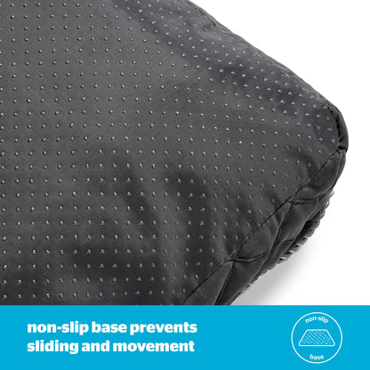 Silentnight Airmax Dog Bed – Medium Dog Pet Bed with Removable and Reversible Cushion, Mesh Sides to Prevent Overheating and Non-Slip Base – Easy Clean Machine Washable – 75 x 58 x 19cm – Medium - Sayby’s