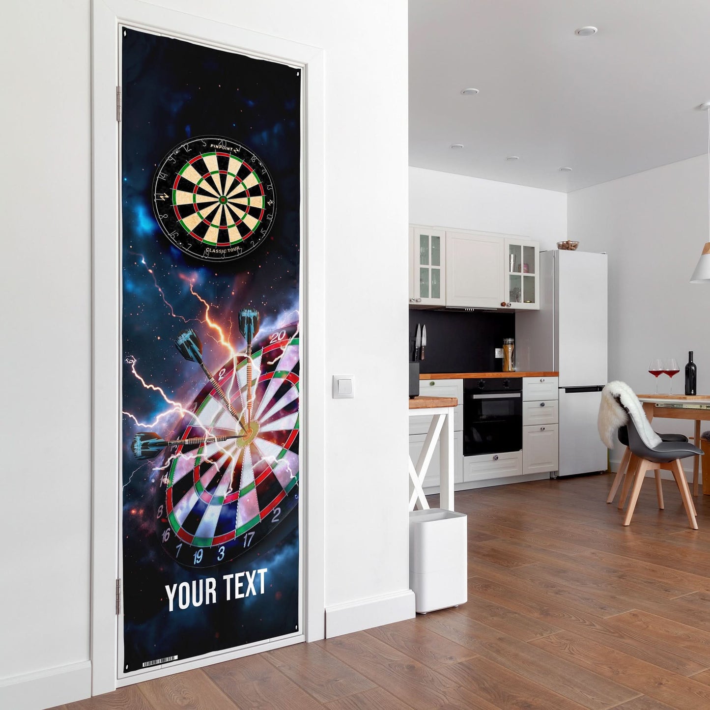 Cosmic Darts - Personalised Darts Wall Banner - Two Sizes