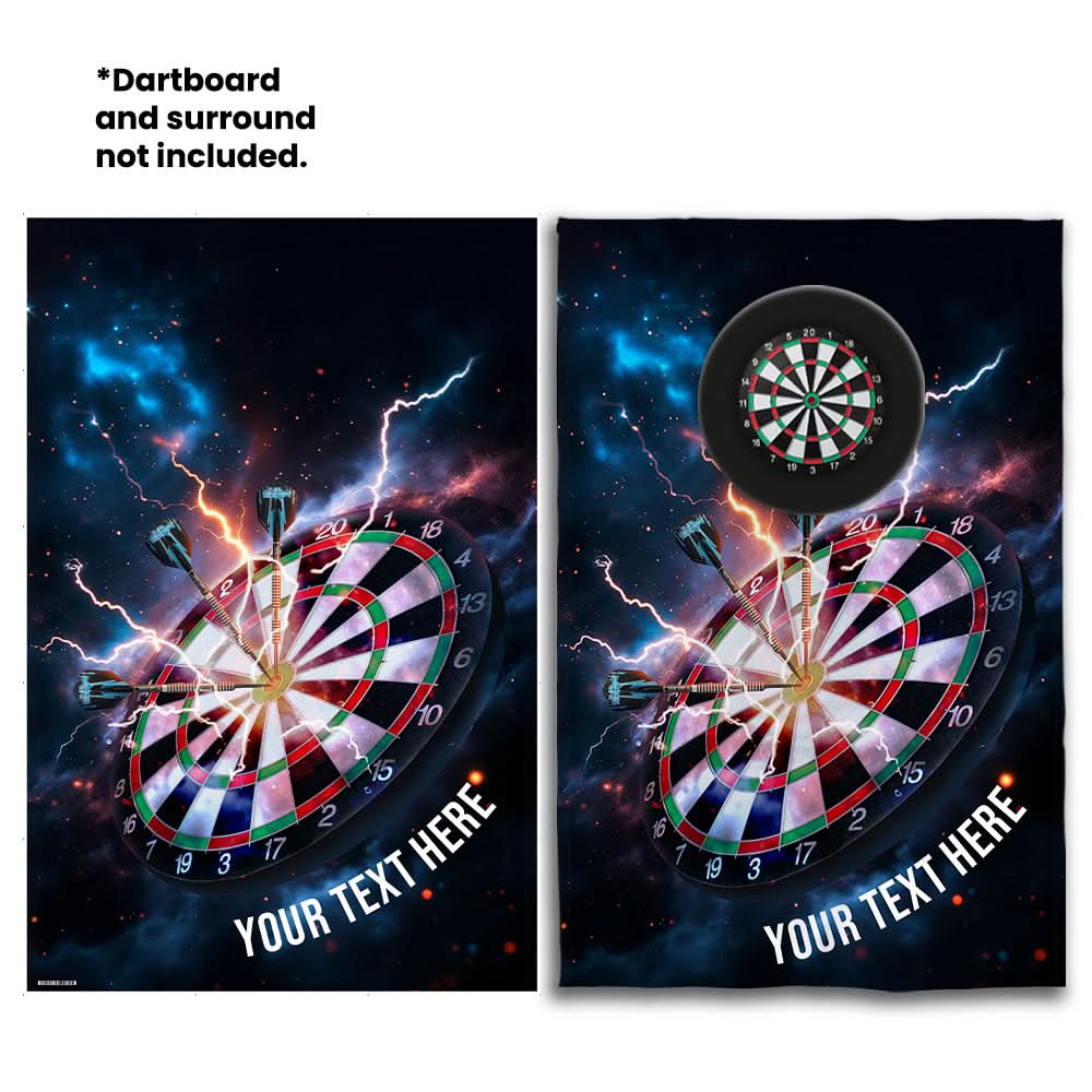 Cosmic Darts - Personalised Darts Wall Banner - Two Sizes