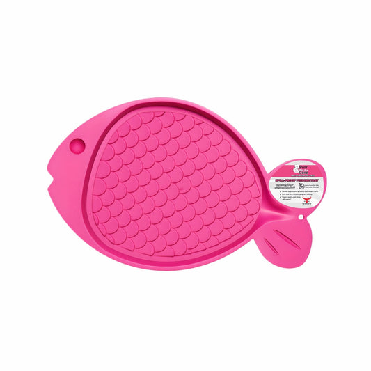 Spill-Proof Cat Feeding Mat - Pink - Sayby’s