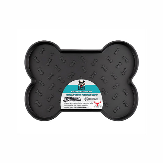 Spill-Proof Dog Feeding Mat - Black - Sayby’s