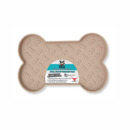 Spill-Proof Dog Feeding Mat - Tan - Sayby’s