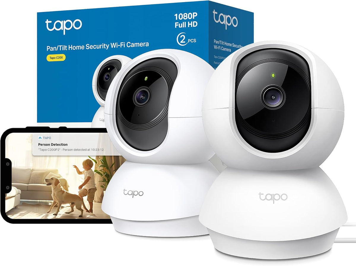 Tapo C210 2K 3MP Pan/Tilt Indoor Camera House Security Camera, WiFi Camera, No Monthly Fee, AI Detection, Dog Puppy Camera, Baby Camera Monitor, 360° View, Night Vision, Works with Alexa & Google - Sayby’s