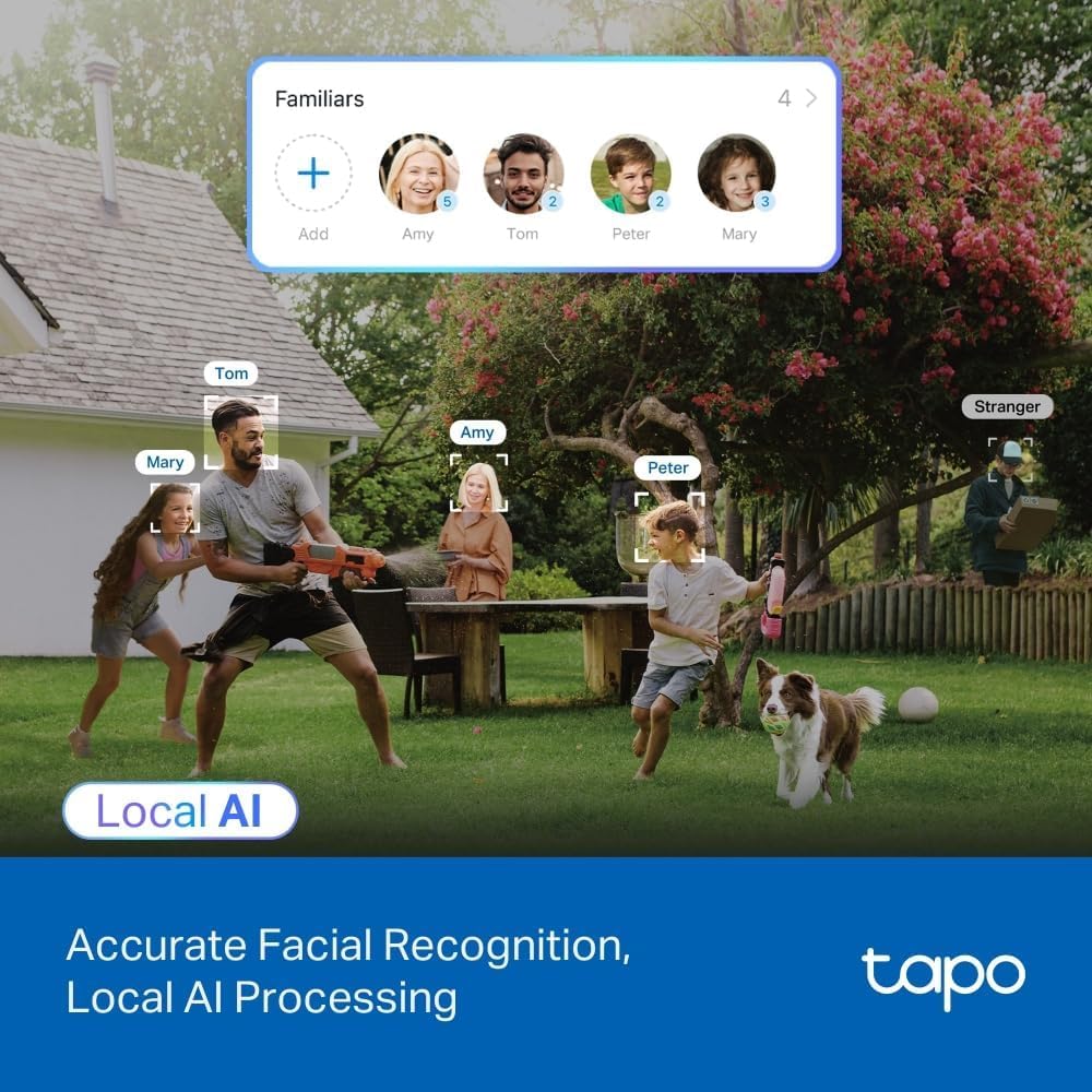 Tapo C211 2K 3MP Pan/Tilt Indoor Camera House Security Camera, WiFi Camera, No Monthly Fee, AI Detection, Dog Camera, Baby Camera Monitor, CCTV, 360° View, Night Vision, Works with Alexa & Google - Sayby’s