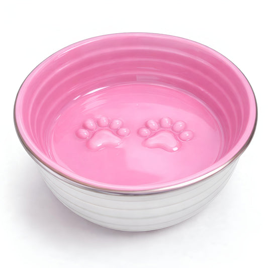 The Poppy Collection Dog Bowl - Pink - Sayby’s