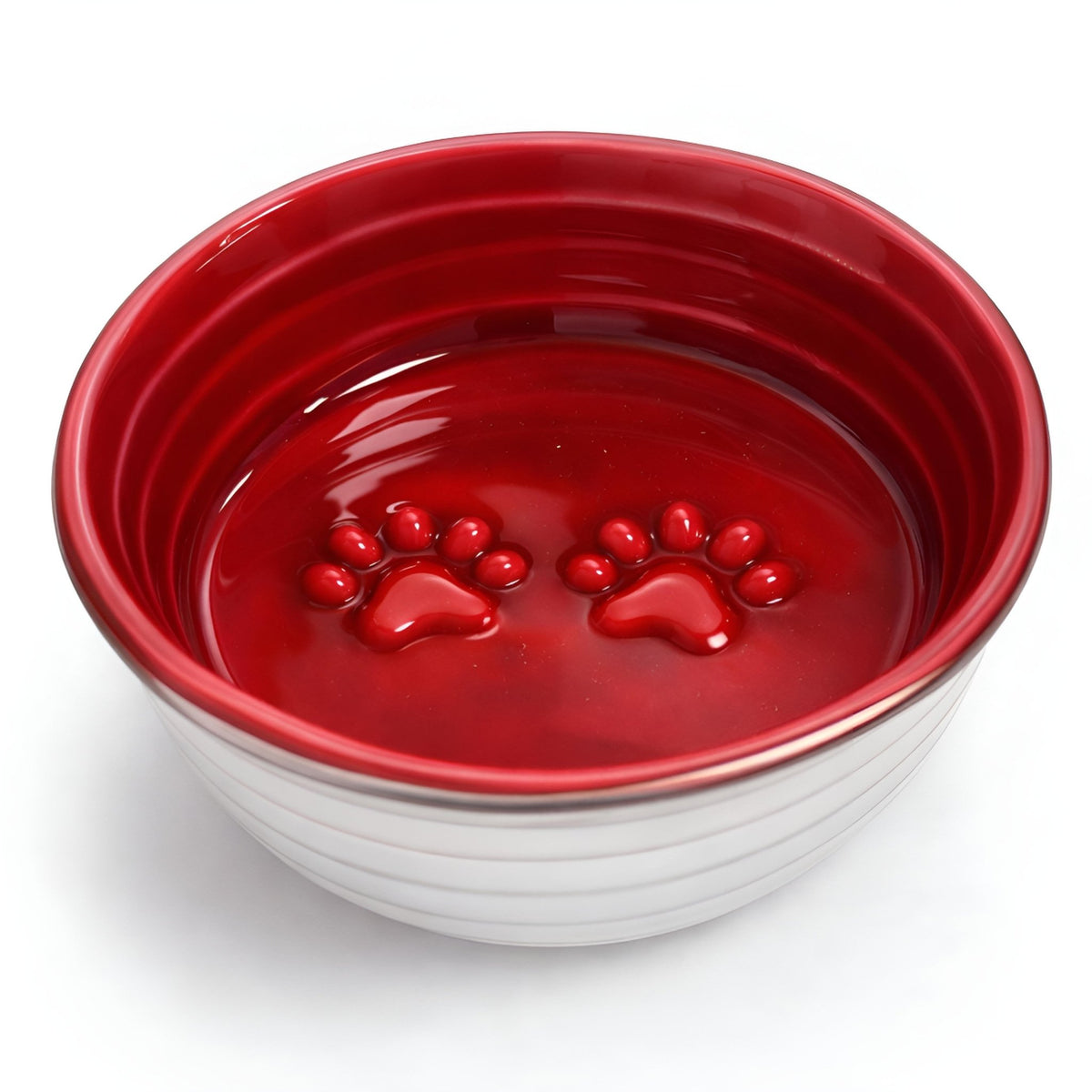 The Poppy Collection Dog Bowl - Red - Sayby’s