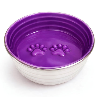 The Poppy Collection Dog Bowl - Violet - Sayby’s