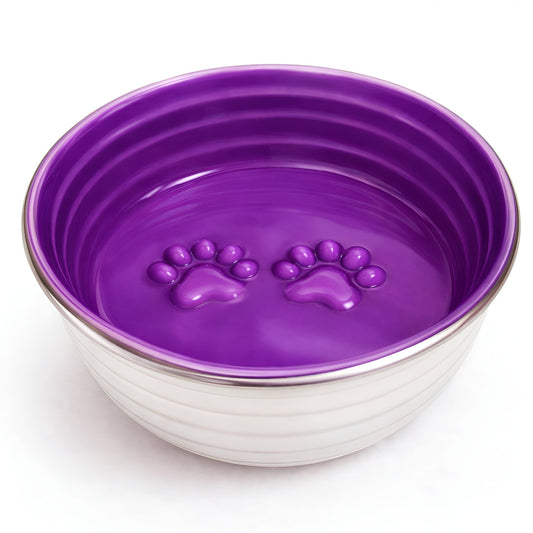The Poppy Collection Dog Bowl - Violet - Sayby’s