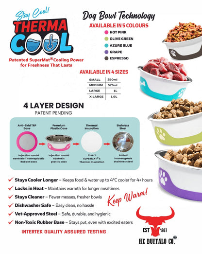 ThermaCool Dog Bowl - Grape - Sayby’s