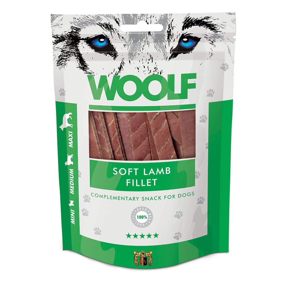 WOOLF Soft Duck Fillet Dog Treats - Complementary Snacks for Dogs. All-Natural Ingredients, High Meat Content, Nutritional, Free from Artificial Additives. Suitable for Dogs (100g) - Sayby’s