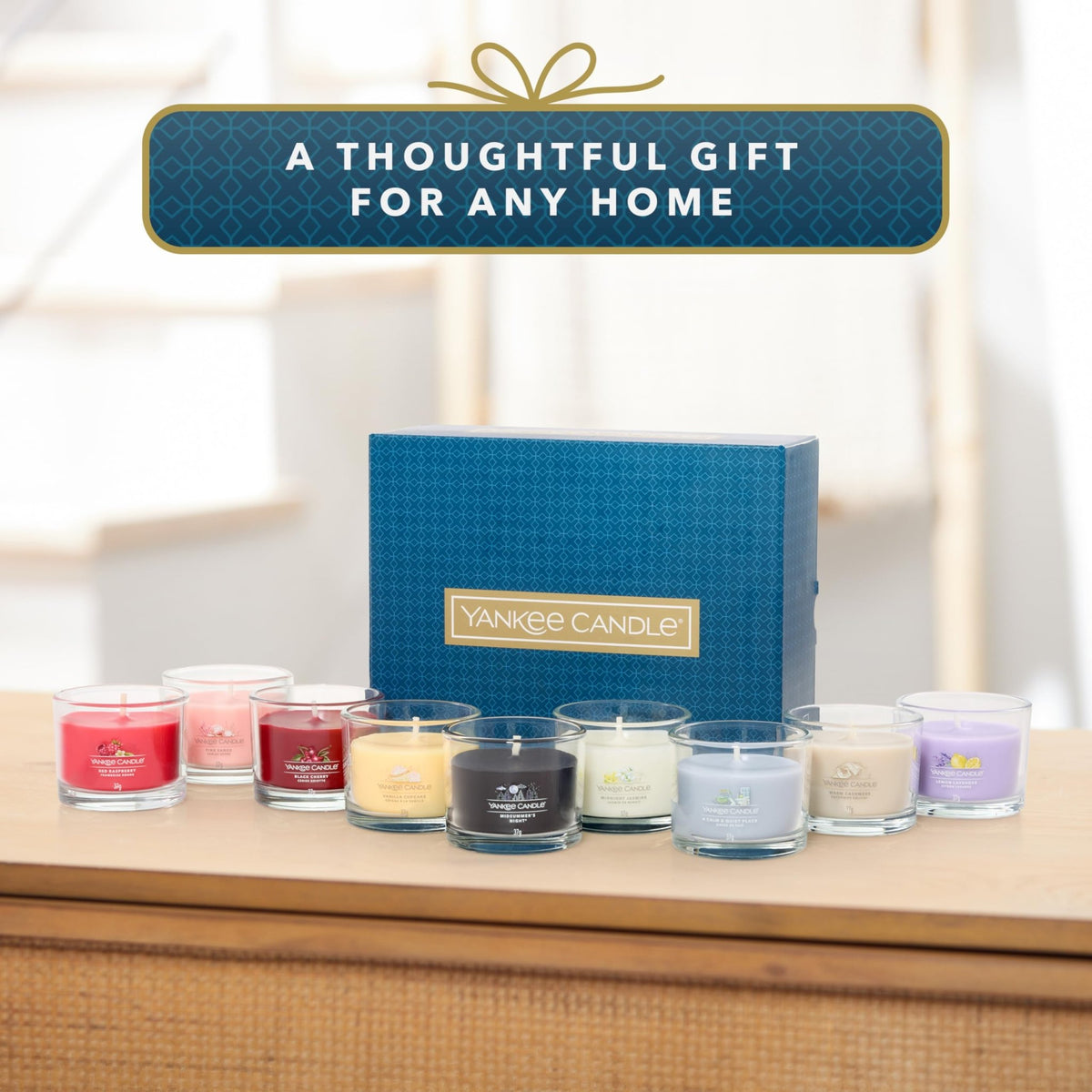 Yankee Candle Scented Candles Gift Set | 9 Scented Mini Filled Votive Candles | Soy Blend Wax Mix | Perfect Mothers Day and Easter Gifts for Women - Sayby’s