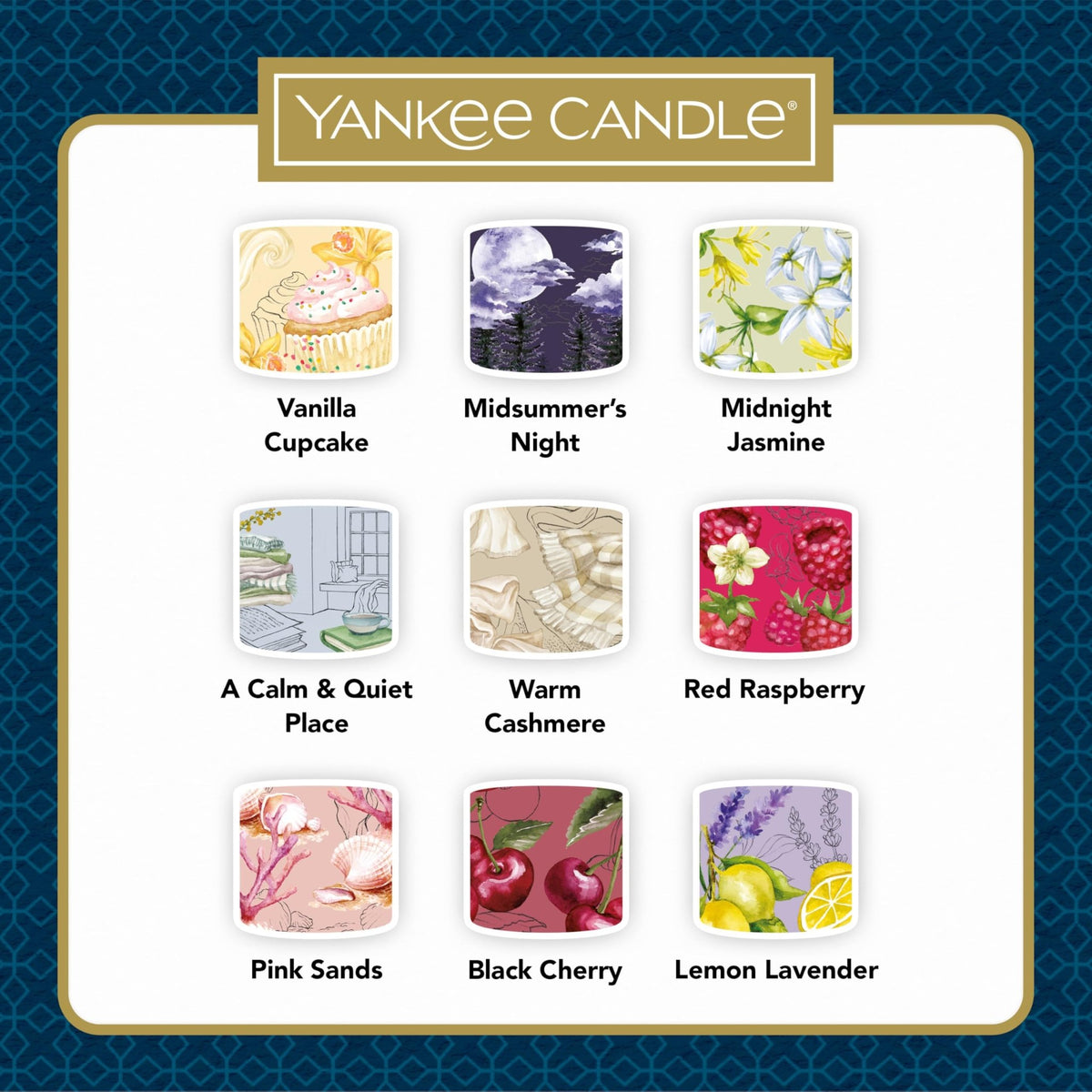 Yankee Candle Scented Candles Gift Set | 9 Scented Mini Filled Votive Candles | Soy Blend Wax Mix | Perfect Mothers Day and Easter Gifts for Women - Sayby’s