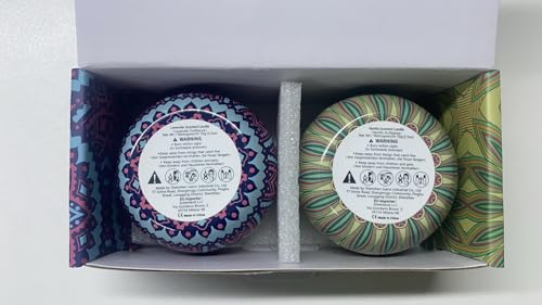 Yinuo Mirror Gifts for Women, 24 x 70 g Scented Candles Gift Set for Women, Soy Wax Aromatherapy Candles for Christmas, Birthday, Mother's Day, Valentine's Day, Bathroom, Yoga - Sayby’s