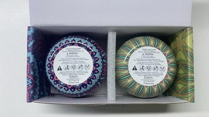 Yinuo Mirror Gifts for Women, 24 x 70 g Scented Candles Gift Set for Women, Soy Wax Aromatherapy Candles for Christmas, Birthday, Mother's Day, Valentine's Day, Bathroom, Yoga - Sayby’s