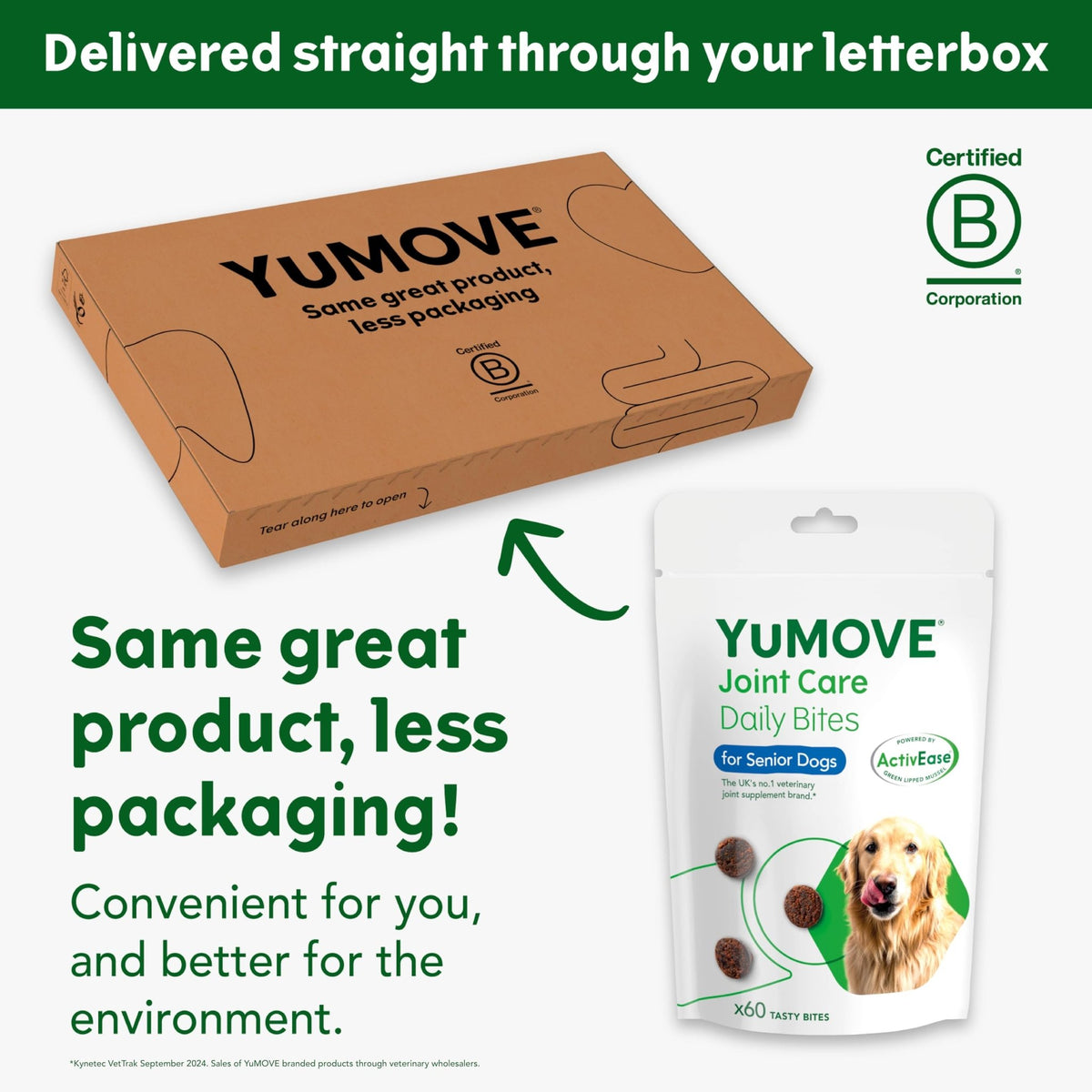 YuMOVE Max Strength Joint Supplement for Senior Dogs, Essential Dog Hip and Joint Aid for Senior Dogs with Glucosamine, Chondroitin, Green Lipped Mussel, Aged 8+, 60 Chews - Sayby’s